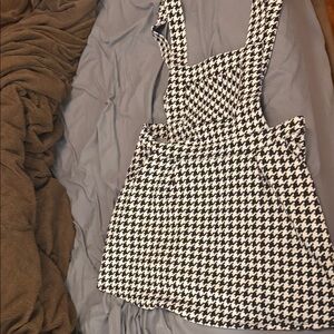 Forever 21 Monochrome Houndstooth Dress